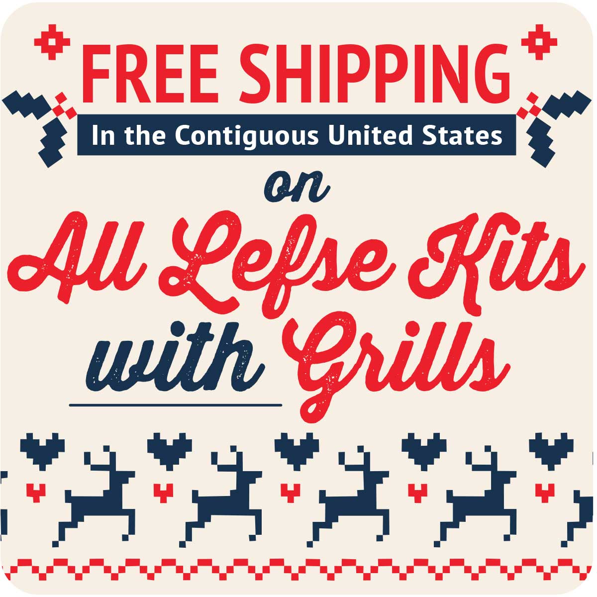 Holiday Free Shipping Banner Mobile